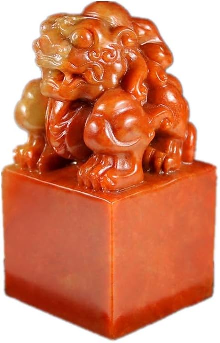 Semli Custom Chinese Stone Chop Free Chinese Name Translation Stamp Seal with Lion