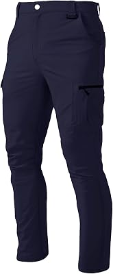 Mens Hiking Cargo Pants Water Resistant Quick Dry Lightweight Fishing Camping Cycling Travel Outdoor Pants