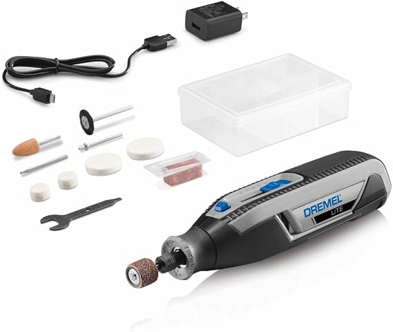 Dremel Lite 7760 N/10 4V Cordless Rotary Tool Kit with Variable Speed