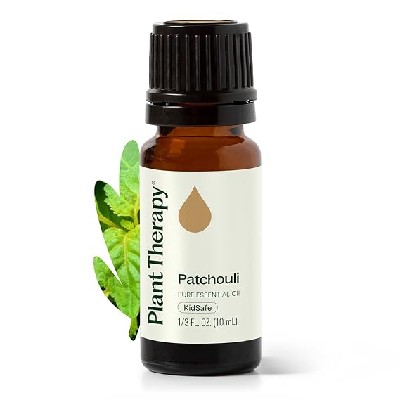 Plant Therapy Patchouli Essential Oil, 10 mL (1/3 oz), Pure & Undiluted Oil