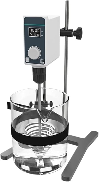 Lab Homogenizer Equipment Electric Stirrer Laboratory Digital Display Overhead Mixer Lab Equipment 20L 1500rpm(OS-10 Without Stand)