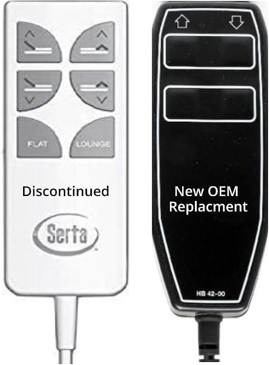 Serta Motion Esssentials 2 Replacement Remote for Adjustable Beds