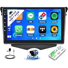 SIXTOP [4+64G] Android Car Stereo for Hyundai Veloster 2011-2017 with Carplay Android Auto Mirror Link 9 inch Touch Screen 1280 * 720 Bluetooth 5.0 FM/RDS 32EQ WiFi GPS Change Desktop Theme AI Voice