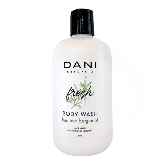 DANI Naturals Bamboo Bergamot Body Wash, Sulfate-Free and Vegan, 12 fl oz