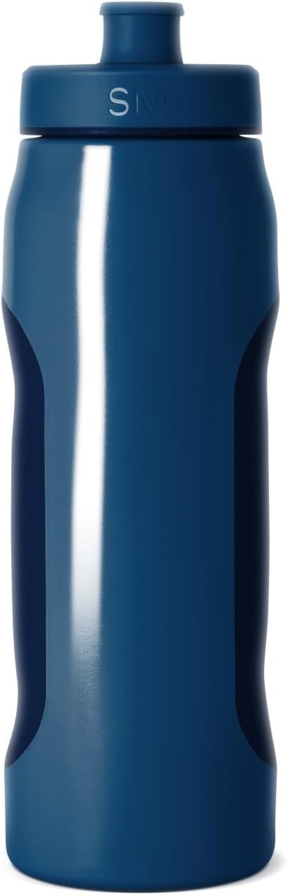 Simple Modern Squeeze Bottle with Locking Lid | 30oz Sports Cup | Blue