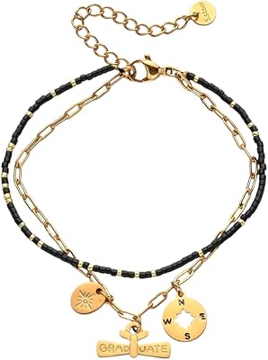 Lucky Spring Beads Stainless Steel Bracelet Geometric Layer Bracelet Party Gift Fashion Women - Luxury Statement Ring, Perfect for Party, Club Or Daily Wear