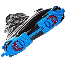 SkiSkootys Ski Boot Bottom Protector with Claws & Foldable Design - Slip-Resistant Ski Boot Traction Cleats for Walking on Ice & Snow - Adjustable Skiing Accessories - USA Made