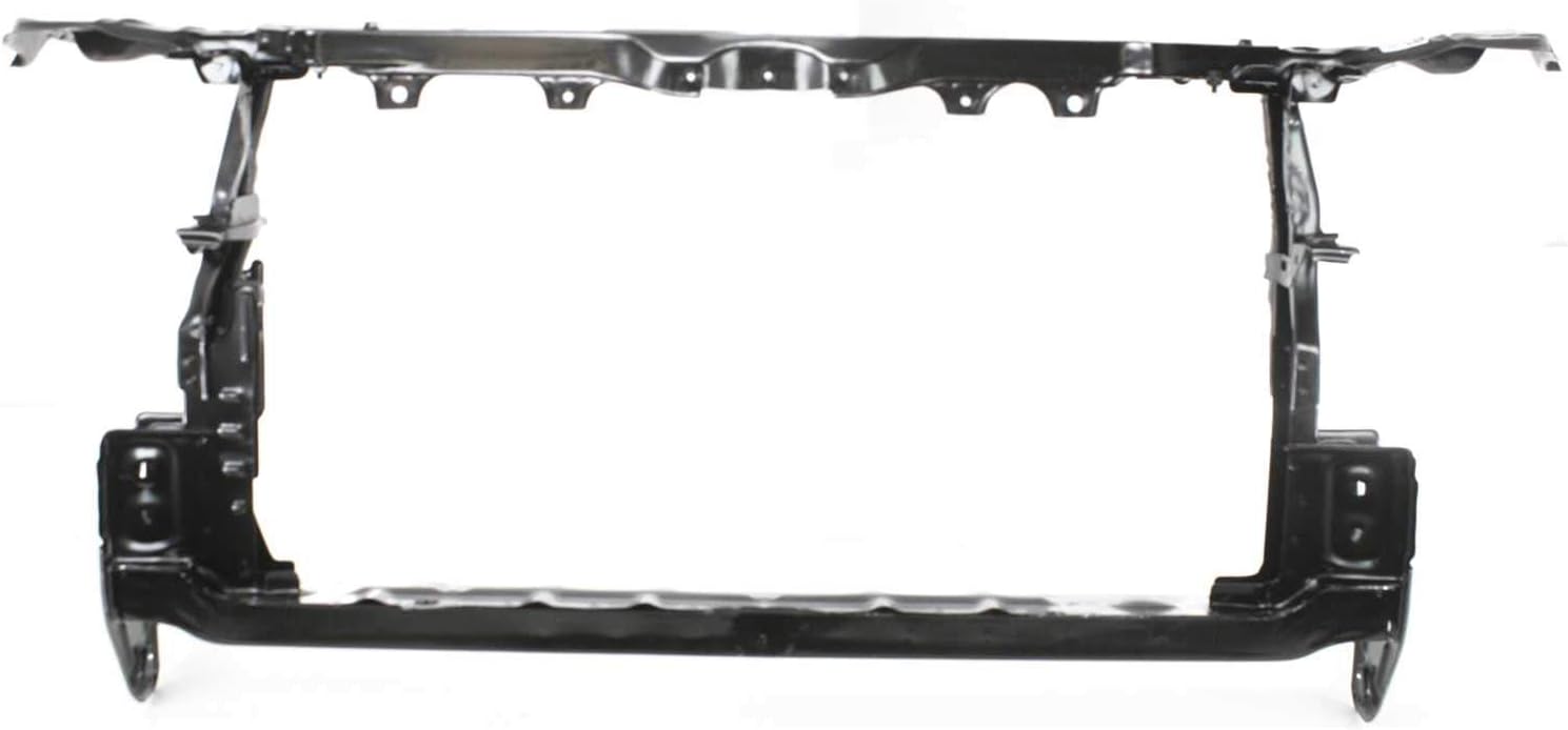 Evan Fischer Radiator Support Assembly Compatible with 2005-2010 Scion tC Black Steel