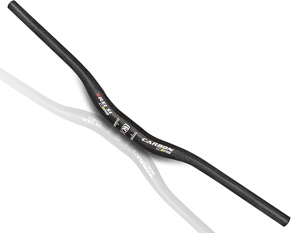 Carbon Handlebars, Mountain Bike Handlebars, Riser Bars 31.8mm 3K Matt Glossy 680mm 700mm 720mm 740mm 760mm MTB Handlebars for Mountain Bikes,Road Bike