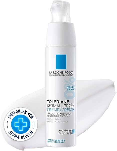 La Roche-Posay Toleriane Dermallergo Fluid, 48H Face Moisturiser, 40ml