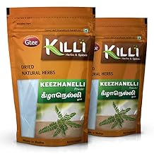 A.K. KILLI Keelanelli | Bhumyamalaki | Bhumi Amla | Phyllanthus amarus | Nela usiri Powder, 100g (Pack of 2)