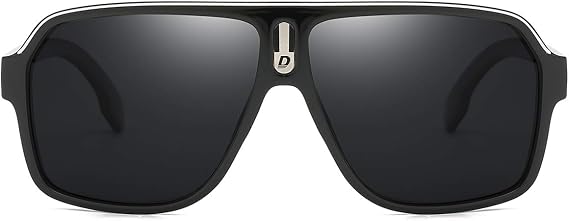 DUBERY Mens Oversized Aviator Sunglasses Classic Polarized Shades D103