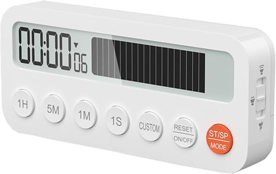 Visual Timer for Kids & Adults Digital Kitchen Countdown Timer with Progress Bar, Magnetic Timer for Cooking, Classroom, Study & Gym 99-Hour, Adjustable Volume