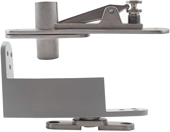 TamBee Self Closing Door Pivot Hinges Heavy Duty Hinges for Wood Doors 360 Degree Shaft Stainless Steel Pivot Hinge System (Self Closing L Shape)