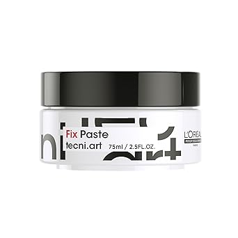LOreal Professionnel Paris Styling Fix Paste - Provides Extreme Hold, Matte Finish, For All Hair Types