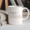 Description Mug Dietitian, Coffee Mug, Gift for Dietitian, Jok English Mug for Dad