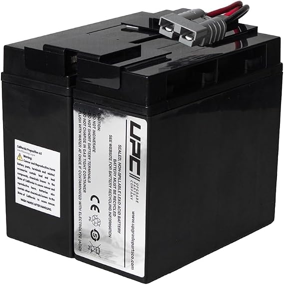 RBC7-UPC Replacement Battery Cartridge for Smart-UPS 1500VA by UPC | Compatible with RBC7 and APC UPS Models: SMT1500, SMT1500C, SUA750XL | 24V Sealed Lead-Acid Battery