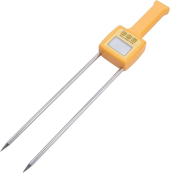 Moisture Meter, Grain Moisture Meter Digital Portable Use for Corn,Wheat,Rice,Bean, Flour