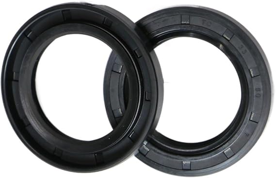 gasket rotating 1 Pair Oil Seal 60*80*8, 30*62*8, 54*72*10, 55*73*10, 28*58*10, 30*68*6, 36*68*8, 40*68*8, 45*70*8.5, 52*75*8 Rubber Oil Seal seal resistant ( Size : 30*62*8 )