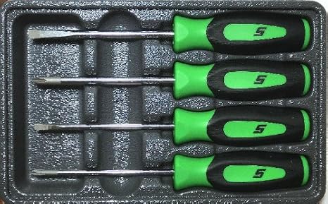Snap-on Mini Screwdriver Set, Green, Green SGDX40BG