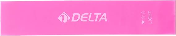 Delta 10 Adet Hafif Sert Aerobik Band Latex Pilates Yoga Lastiği