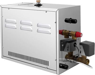 Steam Generator, Steam Generator Shower System 4.5KW Steam Generator Sauna Bath Room Steamer Enclosure Steamer Sauna Spa Stall Package