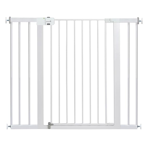 Safety 1st Extra Wide Baby Gate with Door: Premium Child Safety, Extra Tall Gate for Doorways, Dog Gates, Easy Installation, 36" Tall & Wide, Fits 29"-47"