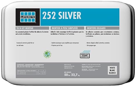 LATICRETE 252 Silver 50LB White