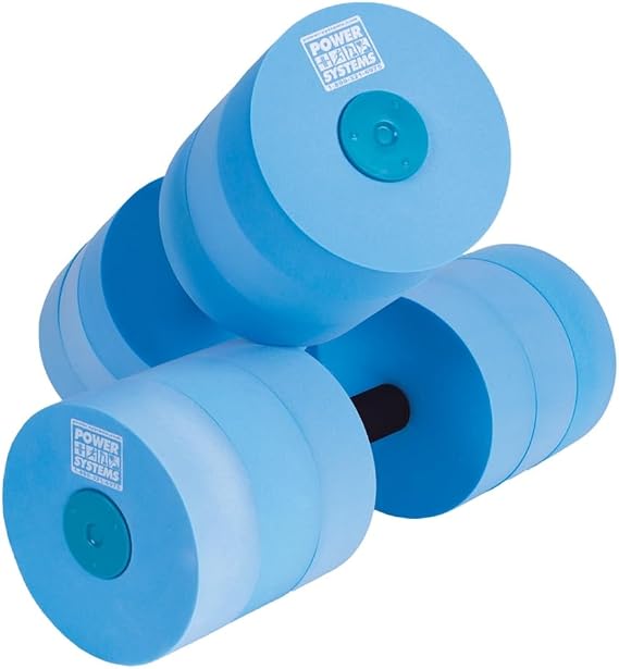 Power Systems Water Dumbbells, Heavy Resistance, Pair, Blue (86570)...