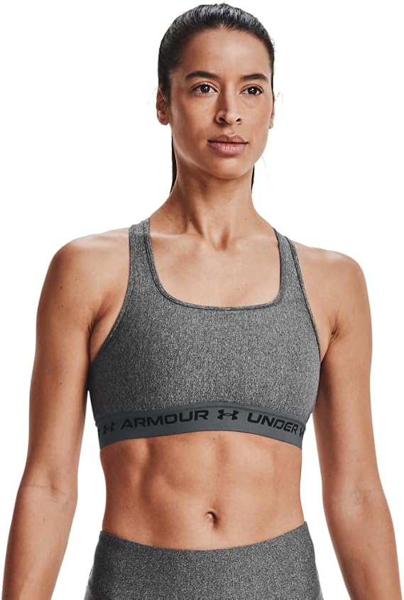 Under Armour Women's Crossback Mid Impact Sports Bra