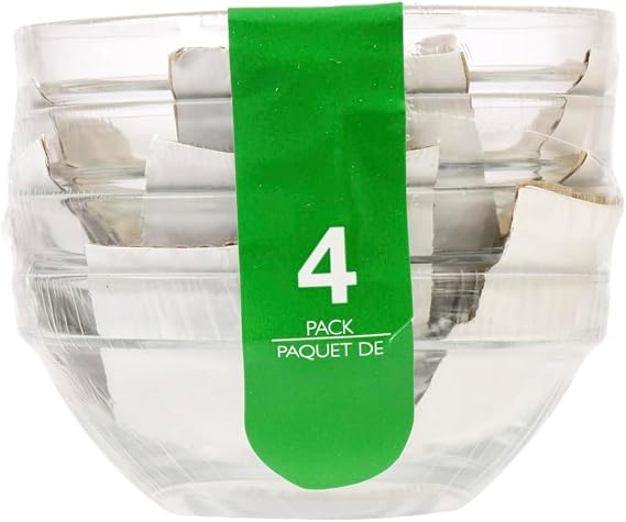 Greenbrier 312" Glass Prep Bowls, 4-ct. Set