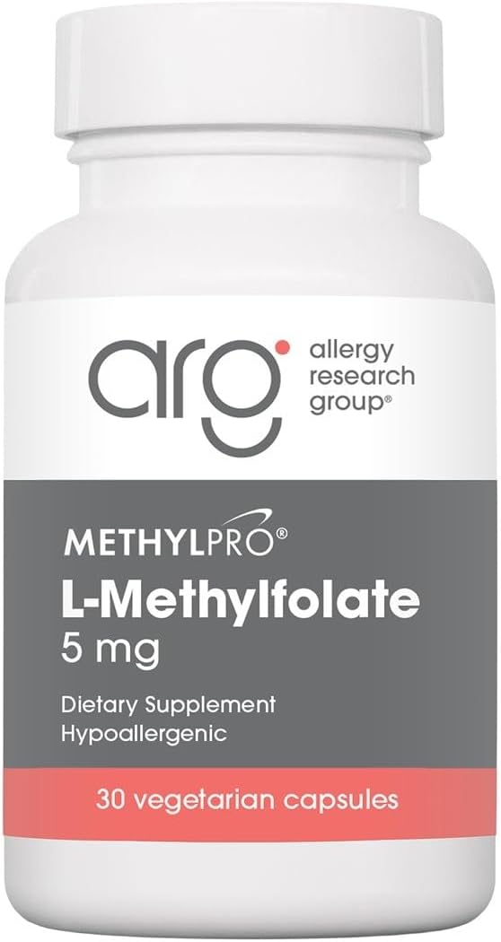 MethylPro L-Methylfolate 5 mg - L Methyl Folate, Methylfolate Supplement for Women & Men, Methylated Vitamin B9 (5-MTHF) for Brain Health, Focus, Calm - 30 Capsules (Pack of 1)