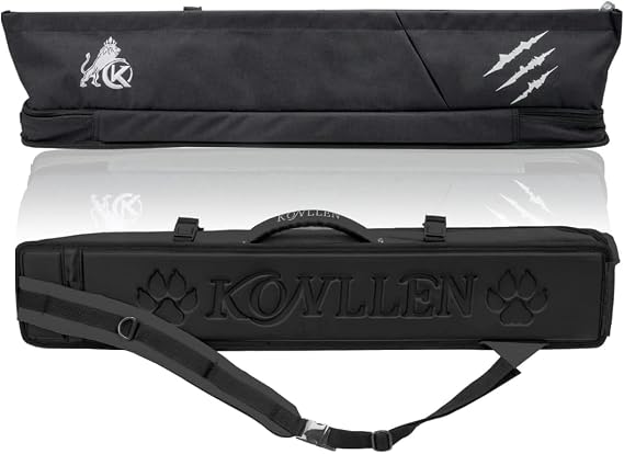 KONLLEN 3x4 4x5 Oxford Cloth Prairie Pool Cue Case High Capacity Billiard Cue Stick Carrying Bag