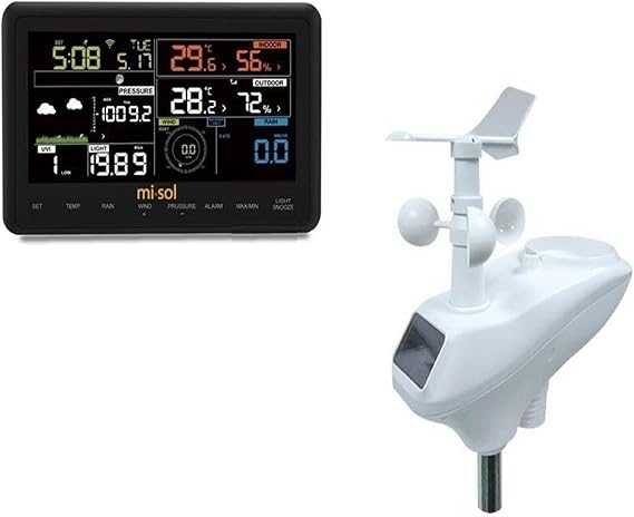 Weather Station, Wireless Weather Station Weather Forecast Connect to Upload Data to Web Underground