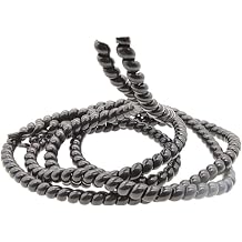 100cm PVC Electric for Bike Cable Organizer Tube Spiral Wire Wrap for E-for Bicycle and Scooter Black