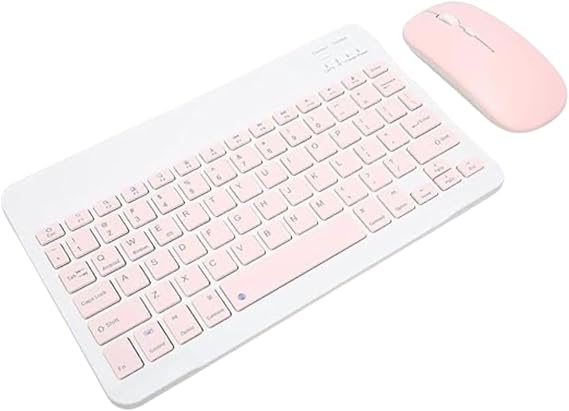 Kablosuz Klavye Mouse Seti Bluetooth Şarj Edilebilir Slim Bütün Tablet Telefon Smart TV ile Uyumlu