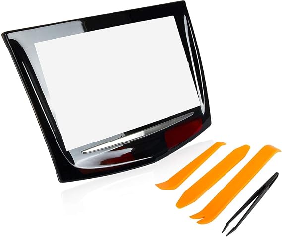 RANSOTO CUE Touch Screen Display Compatible with Cadillac ATS Escalade XTS SRX CTS CTS-V 2013 2014 2015 2016 2017 Digitizer Touch Sense with Trim Removal Tool Replaces 20867046 22912609