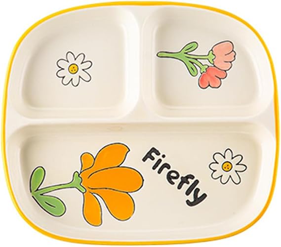Divided Plates Ceramic, Portion Control Plates for Adults Porcelain, Diet Dinner Plate with Compartments for Dessert Salad Steak Sushi Spaghetti