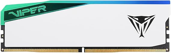 Patriot Viper Elite 5 RGB DDR5 RAM 32GB (1X32GB) 6000MT/s CL42 RGB Memory | Voltage: 1.35v; Supports Intel XMP and AMD EXPO; Module type: UDIMM.
