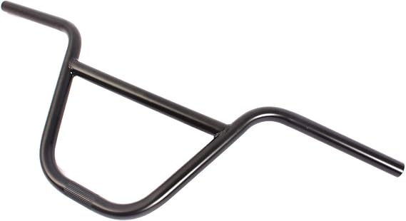 KHE BMX handlebar 8" inch black clamping ribbed only 1.64lbs width 680mm