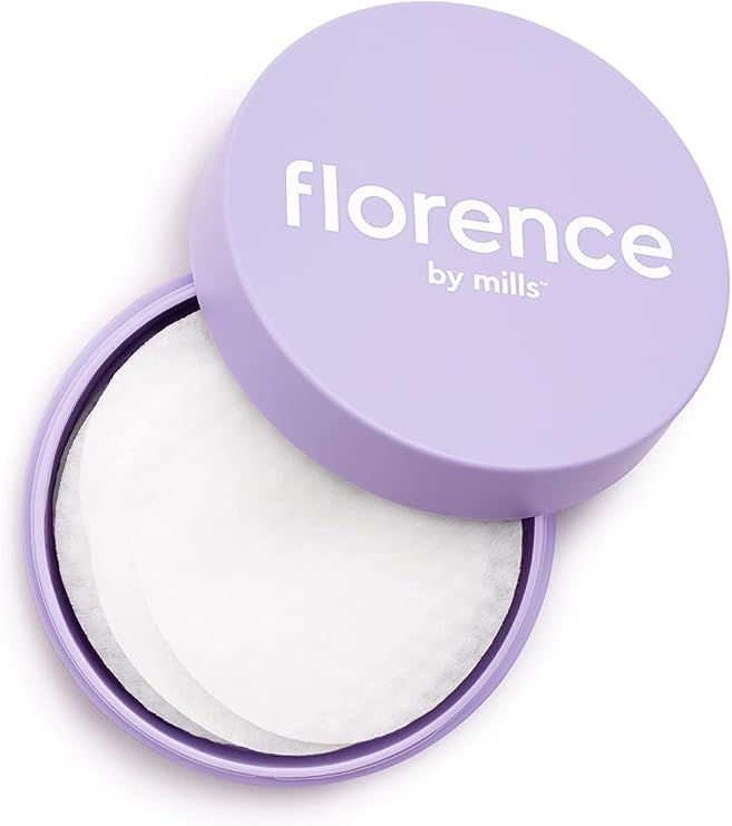 florence by mills One Swipe Glow Wipe Treatment Pads, 30 Count/15 Pairs, 30 pads