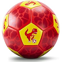 hahaland Size 3 Soccer Ball for Kids with Pump Mesh Bag - Dinosaur Ball Set - Outside/Backyard/Outdoor Toys for Kids Ages 3-4-5-8 - Kid Games Soccer Birthday for 3 Year Old