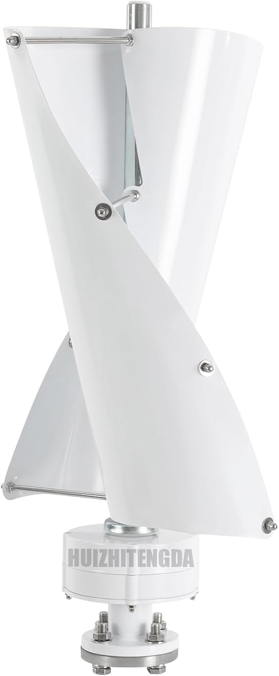 500W Vertical Wind Turbine Kit,12V 24V 48V Small Spiral Windmill Wind Power Generator W/Controller Kit for Home, Boats, Gazebos