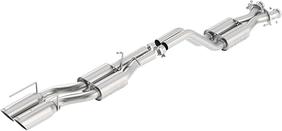 BORLA 140245 Cat-Back Performance Exhaust System for 2006-2010 Jeep Grand Cherokee SRT-8 WK 6.1L V8 Automatic Transmission All Wheel Drive 4 Door.