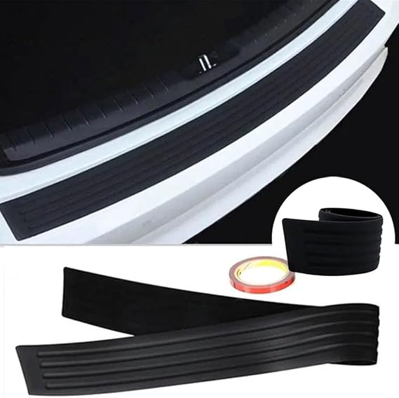 Car Rear Bumper Protector for BMW M5 19852025 2026 E34/E39/E60/F10/F90/G90,Rear Bumper Cover Protector Trim,Texture Rear Bumper Protector,Anti-Scratch Trunk Exterior Accessories