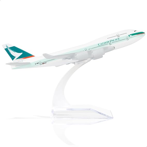 1/400 for Cathay Pacific 747 Metal Model Airplane with Stand