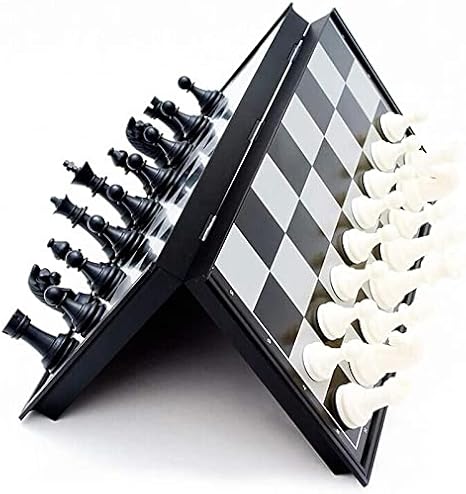 Magnetic Travel Chess Set with Folding Chess Board Educational Toys for Kids and Adults (12.6")
