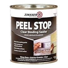 Zinsser Rust-Oleum 60004 Clear Peel Stop Binding Primer, 1 quart Can (Pack of 6)