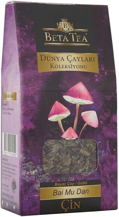 Beta Bai Mu Dan (Chinese Tea) World Teas Collection 50 gr (White Tea with Roses)