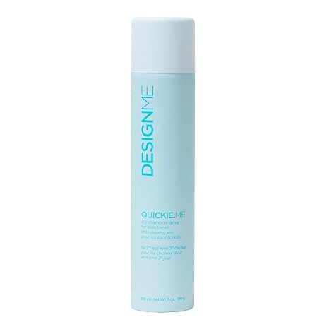 QUICKIE.ME Dry Shampoo Hair Spray by DESIGNME | Oil-Absorbing, Residue-Free Dry Shampoo | Root-Lifting Dry Shampoo Spray | Waterless Dry Shampoo Spray with Rice Starch, 7 Oz